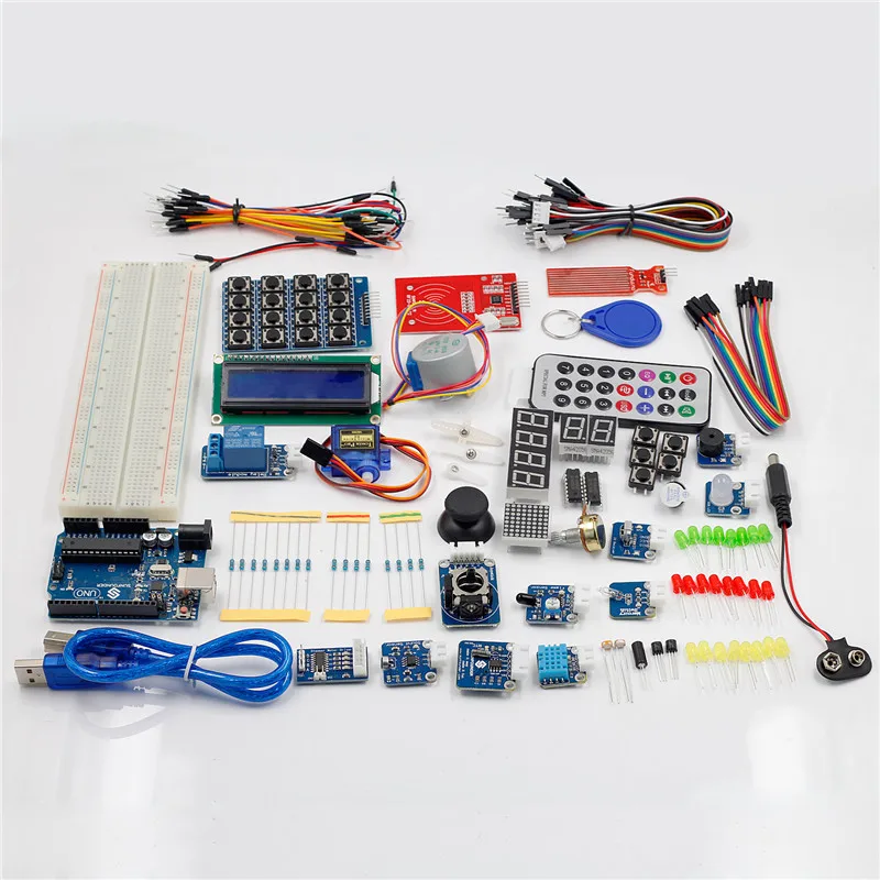 SunFounder RFID V2.0 стартовый комплект для Arduino Uno R3 Mega Nano печатная плата датчики макетная
