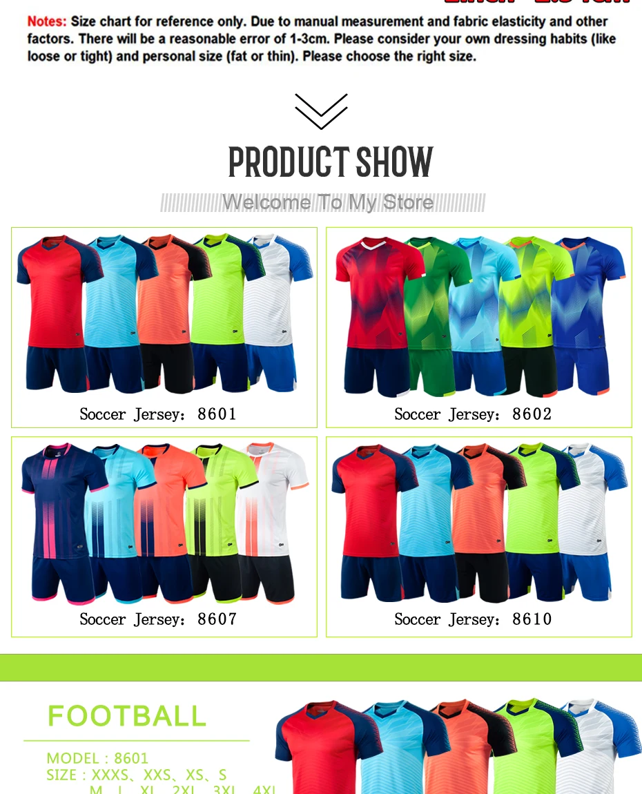 uniformes de camisa de futebol manga curta