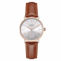 ZIVOK Модные кварцевые наручные часы женские 2019 reloj mujer кожаные спортивные женские часы женские парные наручные часы