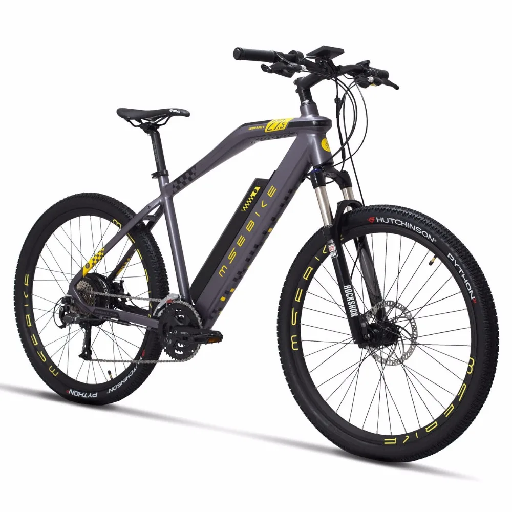 

NEW 27.5inch 27speed MTB electric mountian bike 48V500W rear motor 25km/h pas bicycle Tektro M290 Hydraulic Disc Brake ebike