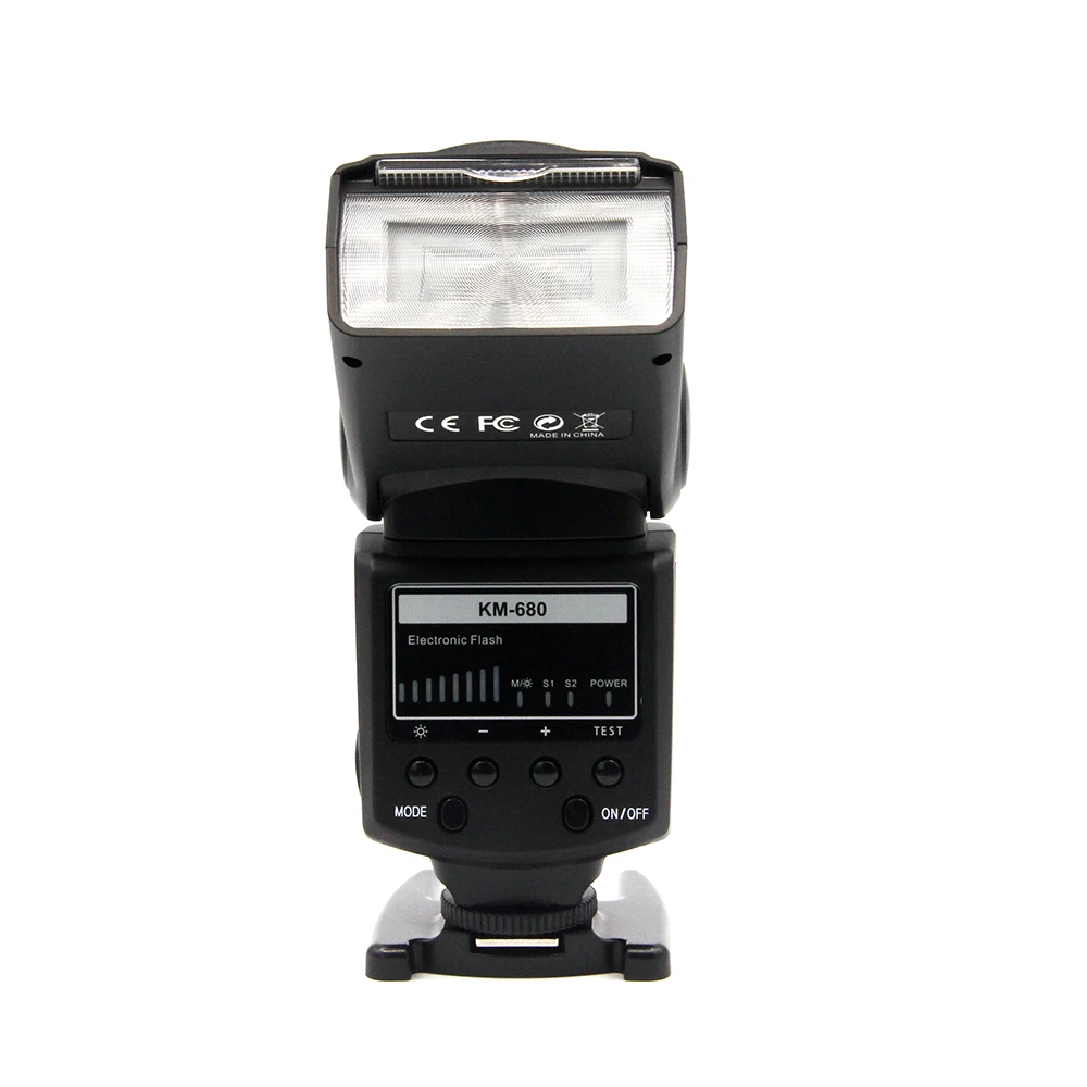 

Jumpflash Camera Flashes KM680 For Canon 5D2 60D 70D For Nikon Universal Type Flash Light Accessories