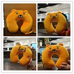 1 шт. Корея kakao друзья Лев U Подушка neckpillow мультфильм Райан кукла друг Kidz для мальчиков и девочек Подарки Рождественские подарки Бесплатная