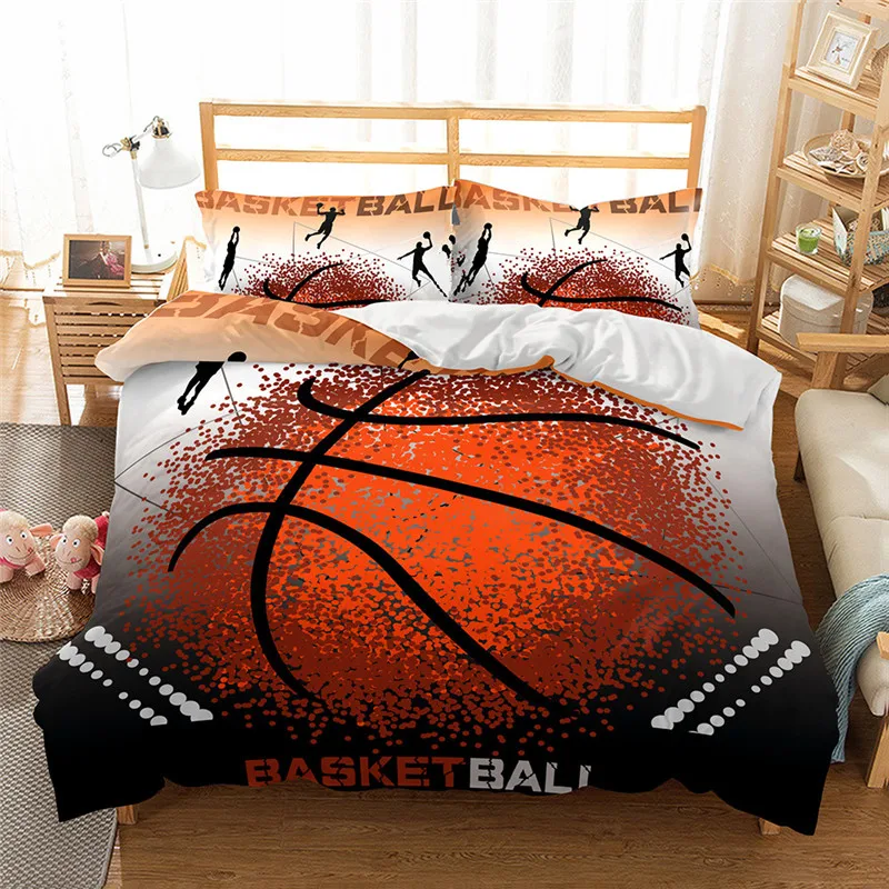 Aliexpress Com Fanaijia Basketball Bedding Set Queen Size 3d Printed Kids Duvet Cover With Pillowcases Bed Bedline From Reliable