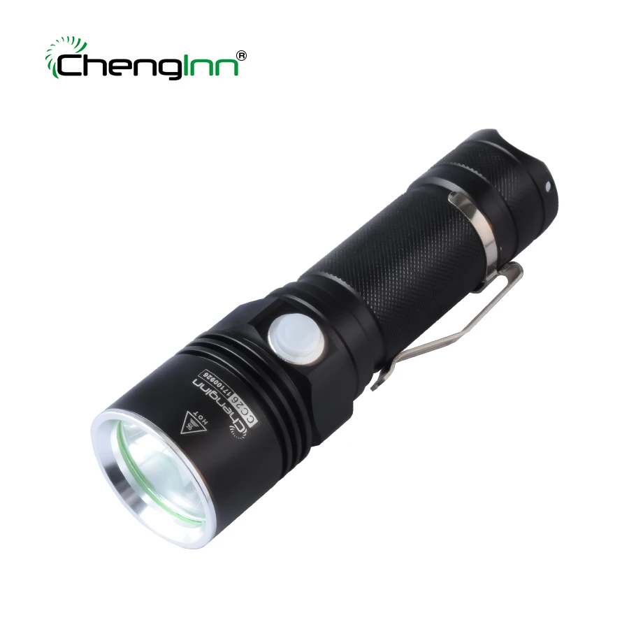 

USB Rechargeable LED Flashlight Waterproof 4 Mode 1200LM Cree XPE LED Light Hand Torch Lamp 1* 26650 Battery for Camping Hiking