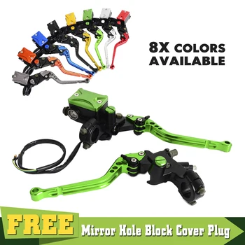 

7/8" Lever Brake Clutch Master Cylinder Reservoir Lever For Kawasaki KX65 85 125 250 KX250F KX450F KLX125 250 450R KDX NINJA