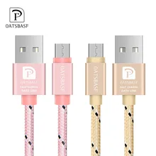 OATSBASF Micro USB Cable Fast Charging Mobile Phone USB Charger Cable 20CM 1M 1.5M Data Sync Cable for Samsung HTC LG Android