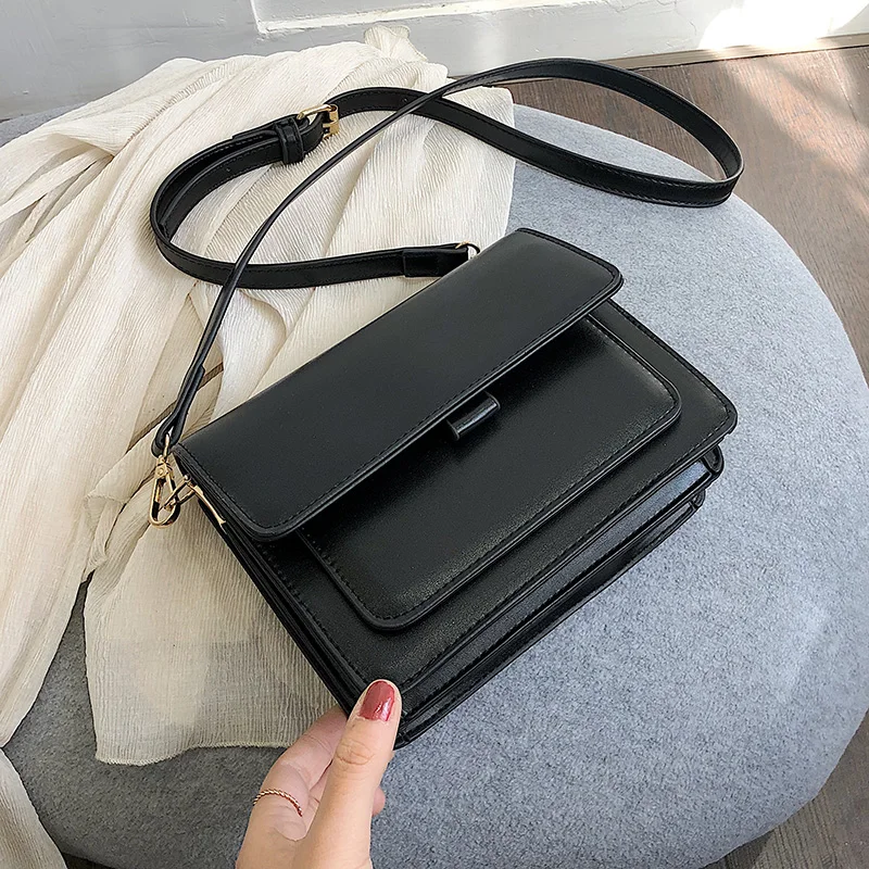 حقيبة يد المرأة حقيبة كتف الفاخرة 2019 جديد مصمم صغيرة Crossbody أكياس بو الجلود المحافظ و حقائب السفر اليد حقيبة