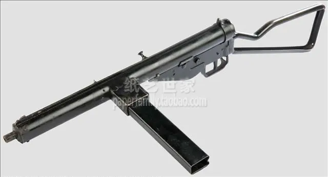 3D бумажная модель Sten пулеметы 1:1 огнестрельное оружие война II ручная головоломка игрушка