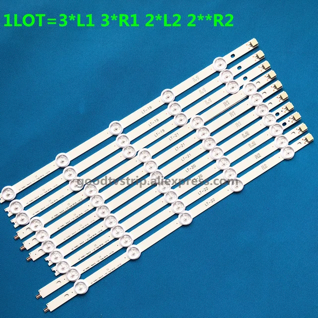

820mm LED Backlight strip 10leds For LG 42LA620Z 42la620v 42LP360C 6916L-1317A 6916L-1318A 6916L-1319A 6916L-1320A 42LN570V