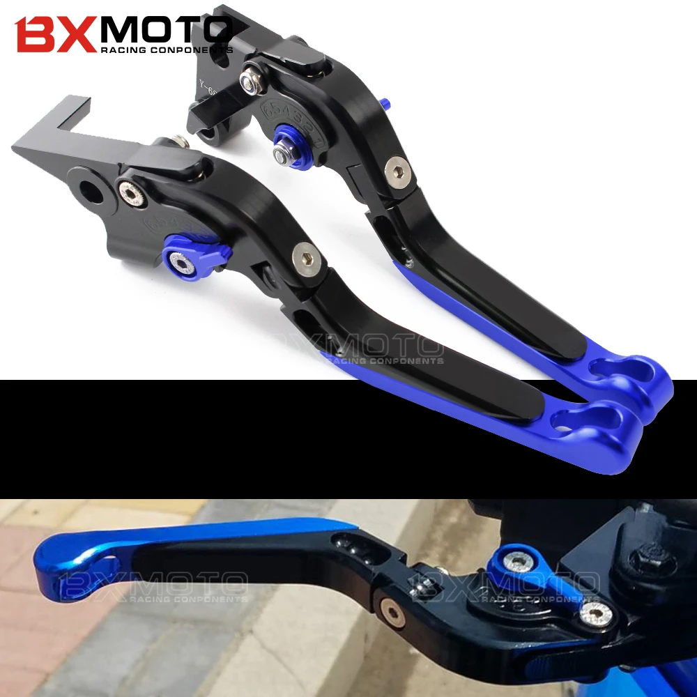 Moto Leva della frizione e del freno per Yamaha YZF R6 1999-2004 Nero