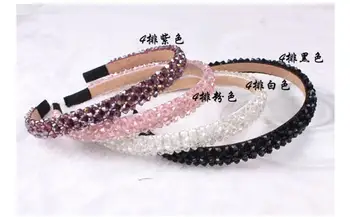 

5pcs/lot! Fashion Women Ladies Chic Bead Rhinestone Crystal Head Chain Headband Head Piece Hair Band Girl Braided Headband