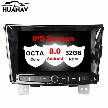 

HUANVA Android 8.0 32G Car CD DVD Player GPS navigation For Ssangyong Tivolan 2014 multimedia player tape recorder 8-Core navi