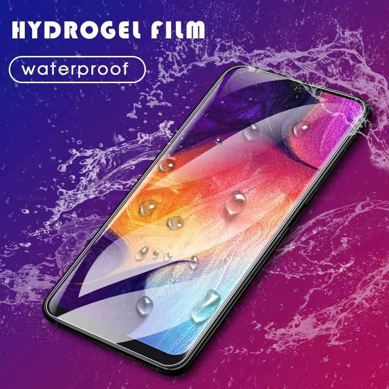 9D полная защитная пленка для Samsung A80 A90 A8 A9 Star Lite 2018 A20 A10 A30 A40 A50 70 Гидрогелевая