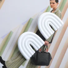 UJBOX новые японские корейские белые акриловые серьги женские Геометрические вечерние серьги-гвоздики на свадьбу