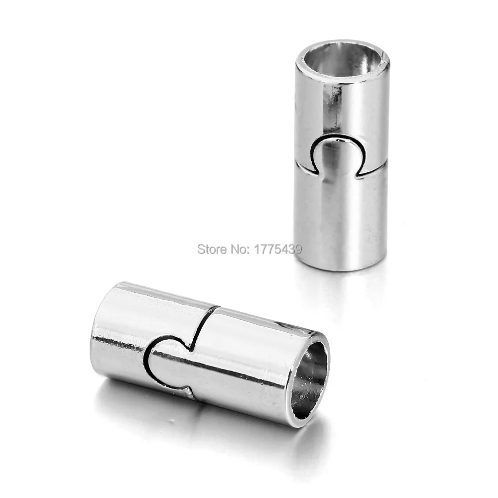 

10pc/lot 7MM Hole Rhodium Strong Magnetic Clasps Jewelry Connectors DIY Stardust Crystal Bracelet Jewelry Fittings