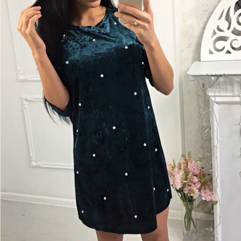 Модное бархатное платье; vestido de festa; Новинка года; повседневные женские платья трапециевидной формы; велюровое платье; милые вечерние платья; сезон весна