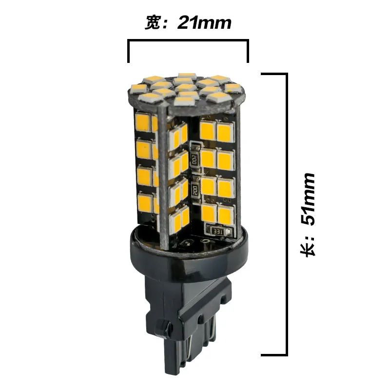 2 шт. Автомобильные светодиодные лампы 3157 3156 SMD 2835 P27W T25|t15|bulb hb4bulb replacement |