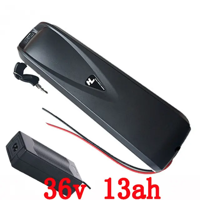 Cheap Free shipping and duty Samsung battery 36v 13ah lithium battery for electric bikes 36v new bottle battery pack with free charger