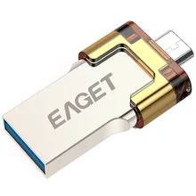 Eaget V80 OTG USB 3.0 Flash Drive USB Flash Drive 16GB/ 32GB/ 64GB Pen Drive USB Flash Disk Storage For Smart Phone Tablet PC