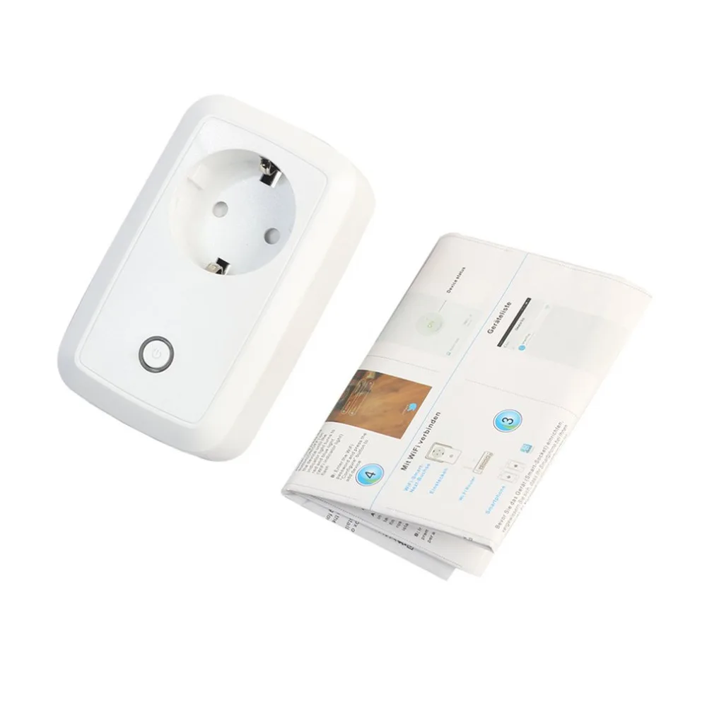 

Wirless Smart Timer Socket Switch APP Control Wifi Home Automation Socket EU Plug for iOS Android Drop Shipping
