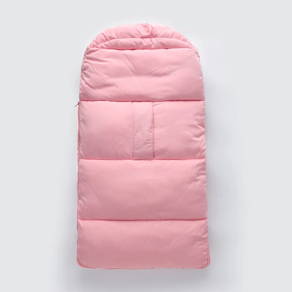 ARLONEET/Зимний плюшевый и бархатный теплый Одноцветный спальный мешок для новорожденных мальчиков на молнии, зимний спальный мешок, одеяло, пеленка L1030