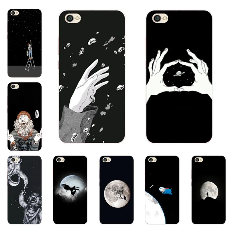 

xiaomi redmi note 5a Case,Silicon Black graffiti Painting Soft TPU Back Cover for xiaomi redmi note 5a pro Protect Phone cases