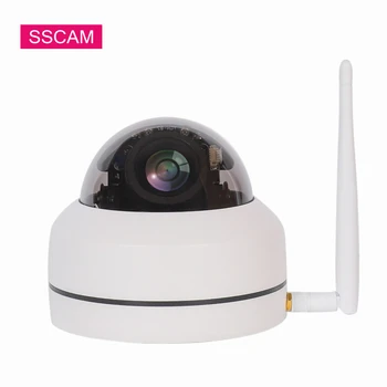 

1920*1080P 2MP WiFi PTZ Camera Indoor 4XZoom Motorized Varifocal 1080P Wireless IP Dome Pan Tilt Zoom Camera CamHi APP 30M IR