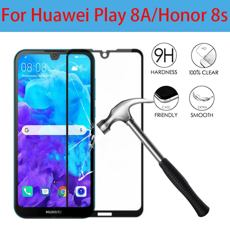 9H Защитное стекло для Huawei honor 8S Play 8A протектор экрана на huawey huawai hawei 8 s play 8a a пленка