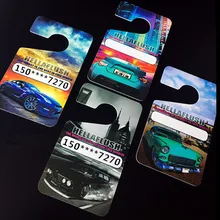Авто Мода кулон интерьер заднего вида зеркальный орнамент hellaflush Временная Автостоянка карта телефонная карточка пластина