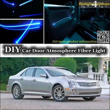 Для cadillac sts/STS-V/SLS внутренняя настройка окружающего света атмосферное волокно-оптическое освещение панели двери Настройка освещения