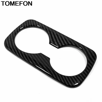 

TOMEFON For Hyundai Tucson 2019 Rear Seat Water Cup Holder Frame Cover Trim Moulding Styling Interior Accessories ABS Carbon