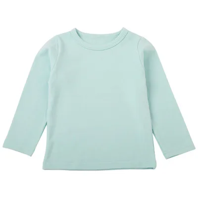 VIDMID/Детская Хлопковая футболка Базовая цветная футболка с длинными рукавами для мальчиков футболки, детская одежда для мальчиков и девочек 4052 05