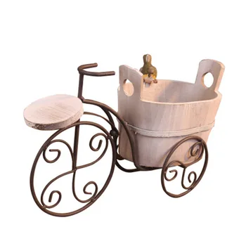 

Creative Wrought Iron Bicycle Potted Ornaments Multi-Function Home Living Room Bedroom Hotel Decoration To Send Friends Gifts
