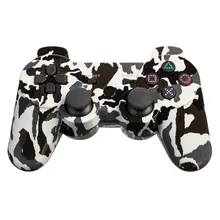 Camouflage Wireless Bluetooth Double Shock Game Controller for PS3 Console