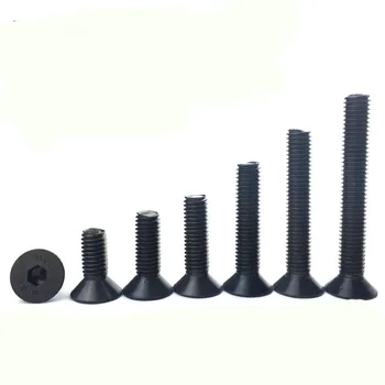 

4PCS M4 left hand allen screws reverse rotation thread bolts hex socket flat countersunk head hexagon slot bolt