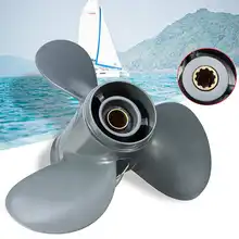 Audew 9 7/8x12 251 мм Алюминий лодка подвесная пропеллеры для Honda 25-30HP 58130-ZV7-012AH BF25/1994 BF30/1995 новее В комплект входят 3 лезвия