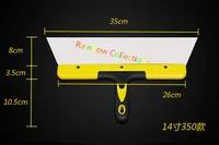 1pcs 14'/350*220mm High Quality Thicker Elastic Steel Plastic Handle Putty Knife Set Scraper Construction Tools Cleaning Tools 1