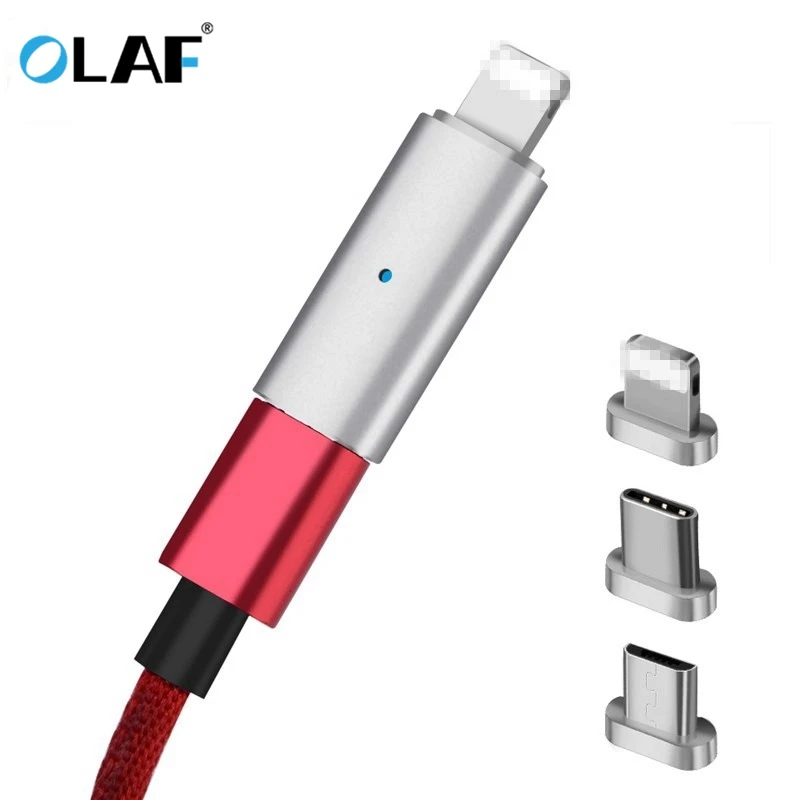 

Magnetic Adapter For iPhone XR XS X 8Plus Micro USB Type C Charge Data Transfer Connector for Samsung Galaxy S8 S9 S10 Adapter