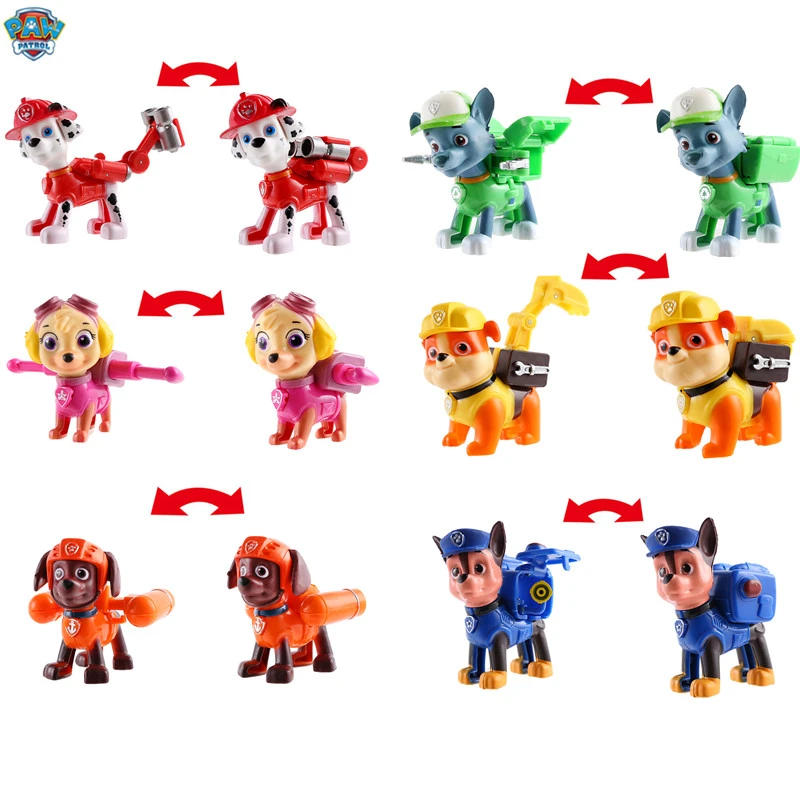 paw patrol plastic figures