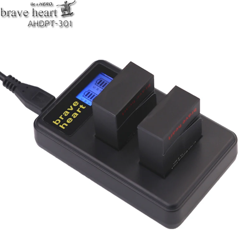 Brave heart Высокая емкость 4x hero 3 gopro hero3 батарея+ USB зарядное устройство+ чехол для аккумулятора для GoPro go pro hero 3 3+ аксессуары для камеры