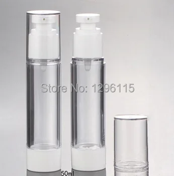 

30pcs Vacuum bottles / AS airless pump lotion bottle 15ml