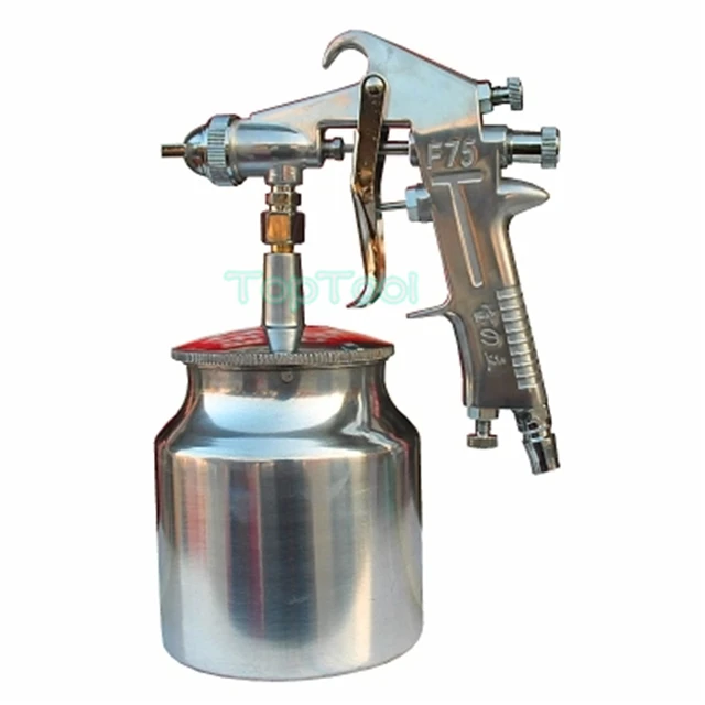 High Quality F75 Spray Gun Under the Pot Pneumatic Tools Furniture Auto Spray Paint Gun D295in