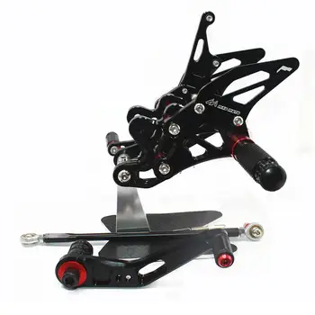 

For kawasaki zx-10r ZX10R ZX-10R 2011 2012 2013 2014 CNC Adjustable Footrests Foot Pegs Rider Rearset Footrest Foot Rest