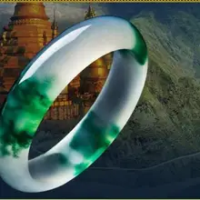 Koraba Fine Jewelry Сертифицированный натуральный красивый белый зеленый нефритовый браслет ручной работы