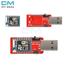 CH340G USB к TTL драйвер преобразователя модуль CH340 ESP8266 ESP-07 ESP07 беспроводной Wifi макетная плата программируемый UART адаптер