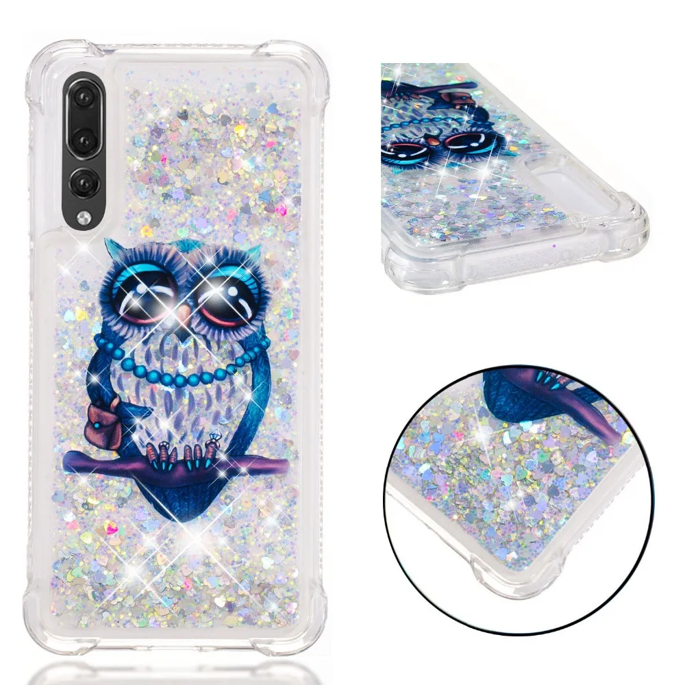 Quicksand 3D Жидкий чехол для Coque Huwei Huawei P20 Pro Mate 20 10 Lite Honor 6C Y3 Y5 III Y6 Y7 2017 Etui Telefoon Hoesjes |