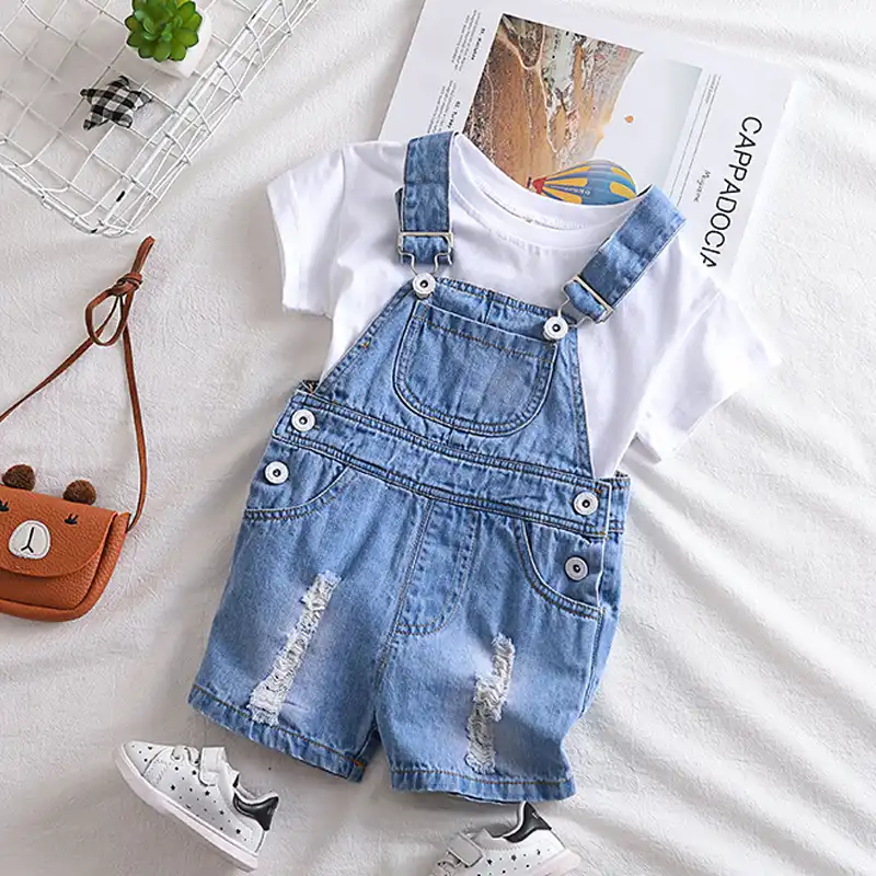 denim overall baby boy