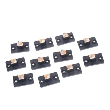 

10PCS Black Female Socket Panel For Barrel Jack Plug DC 12V Power Connector 5.5 X2.1mm