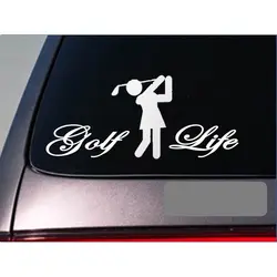 Гольф жизни для женщин клубов Мячи драйвер клюшки ручки для гольфа 8 "стикер наклейка на оконное стекло