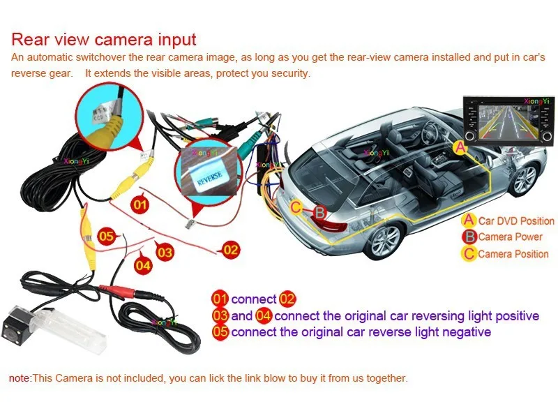 Для Mercedes Benz ML350 W220 R CLS W203 W211 W209 W219 GLS 300 W164 ML450 ML350 ML300 ML250 MB Беспроводной заднего вида Камера